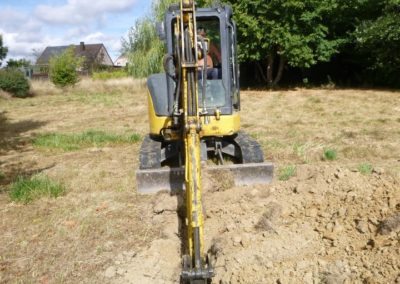 Aménagement complet des abords d'une maison à Neupré qui avait été oubliée depuis des années....
