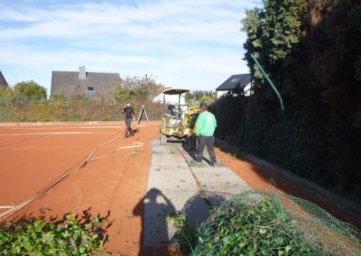 Clôture terrain de tennis