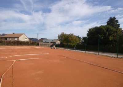 Clôture terrain de tennis