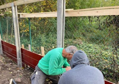 Construction d’une fondation pour l’implantation d’une palissade avec retenue de terres. 

Fil...