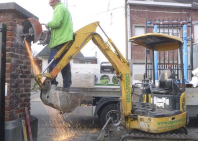 Remplacement d'un portail dans un cimetière de Saint-Nicolas. 

Portail réalisés sur mesures et i...