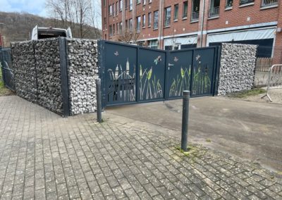 Création d'une zone récréative pour les résidents de la maison de repos "au fil de hoëgne" à P...