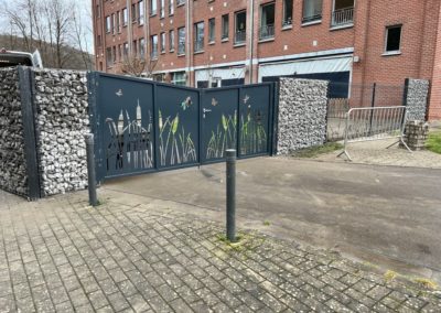 Création d'une zone récréative pour les résidents de la maison de repos "au fil de hoëgne" à P...