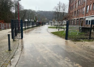 Création d'une zone récréative pour les résidents de la maison de repos "au fil de hoëgne" à P...