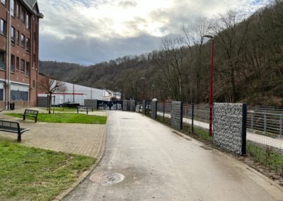Création d'une zone récréative pour les résidents de la maison de repos "au fil de hoëgne" à P...