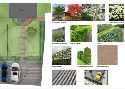 Aménagement d'une devanture de maison. 

D'ici quelques semaines nous placerons la pelouse pour un ...