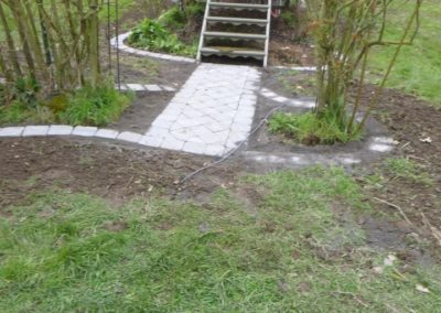 Préparation d'un jardin pour l'utilisation d'un robot pour la tonte.

Installation de 340 mètres d...