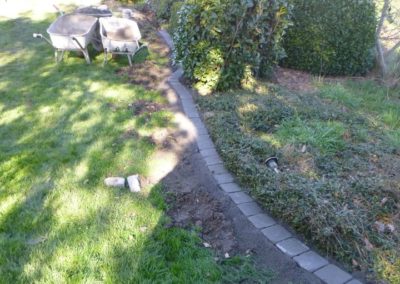 Préparation d'un jardin pour l'utilisation d'un robot pour la tonte.

Installation de 340 mètres d...