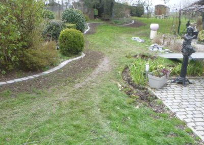 Préparation d'un jardin pour l'utilisation d'un robot pour la tonte.

Installation de 340 mètres d...