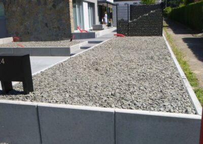 Réfection d'un jardin à Embourg.

Chantier terminé avec la réfection de la pelouse....