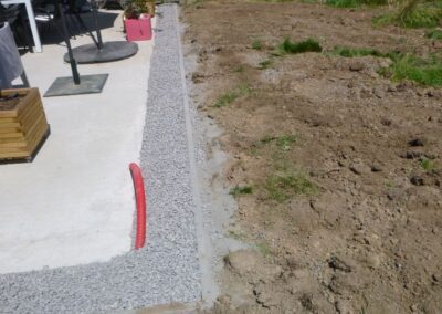 Réfection d'un jardin à Embourg.

Chantier terminé avec la réfection de la pelouse....