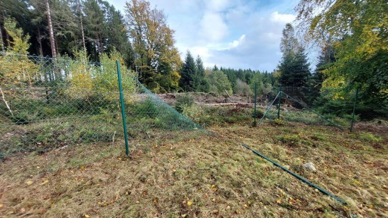 Remise en état des clôture autour d'un site de captage d'eau de la commune de Stoumont site de Fé...